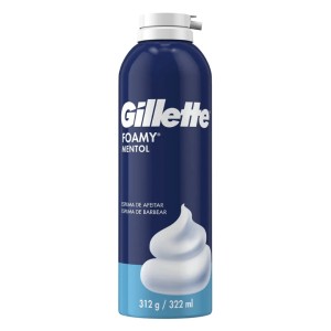 GILLETTE FOAMY x 312gr MENTOL ESPUMA